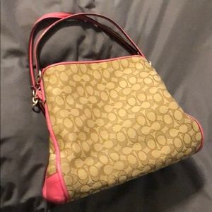 Pink Coach purse